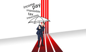 Umbrella Taxes Man Fear